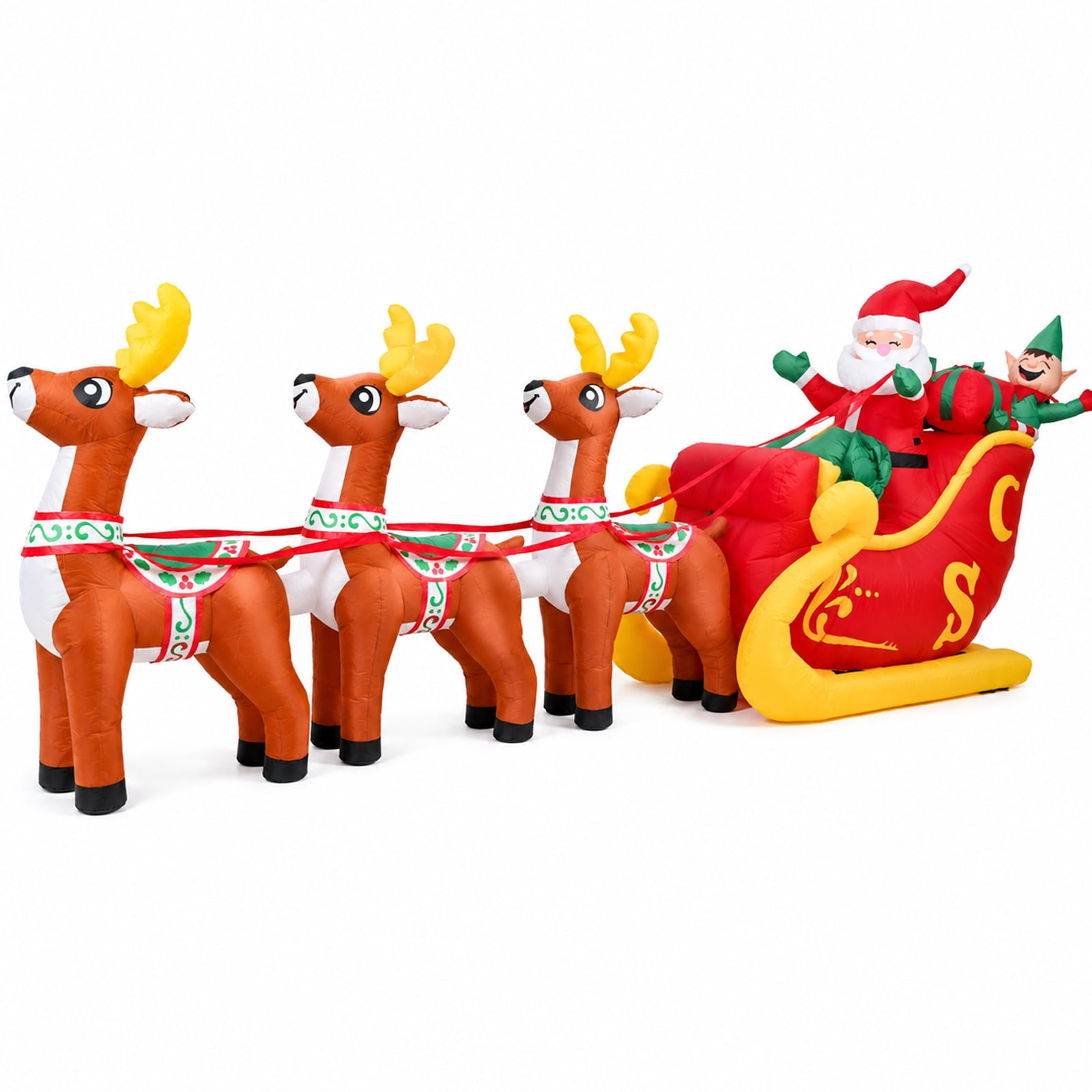 Rendears Free Shipping! PayUSD Christmas Inflatable Decoration 12 FT Long LED ...