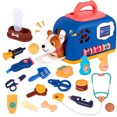 PayUSD Doctor Kit for Kids, 20Pcs Pretend Play Vet Kit with Toy Dog