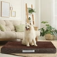 thumbnail image 1 of PayUSD Dog Bed for Extra Large Dogs Waterproof Thick Dog Beds Big Orthopedic Dog Beds with Removable Double Layer Washable Cover for Large Dogs Pet Bed Mat Egg-Crate Foam, XL(40"x30"x4"), Brown, 1 of 8
