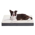 thumbnail image 1 of PayUSD Dog Bed for Large Dogs Dogs, Big Orthopedic Dog Beds with Removable Washable Cover & Waterproof Lined, Egg Crate Foam Pet Bed Mats Suitable for Dogs Up to 65 lbs ( Grey White, 36"X27"X3"), 1 of 9