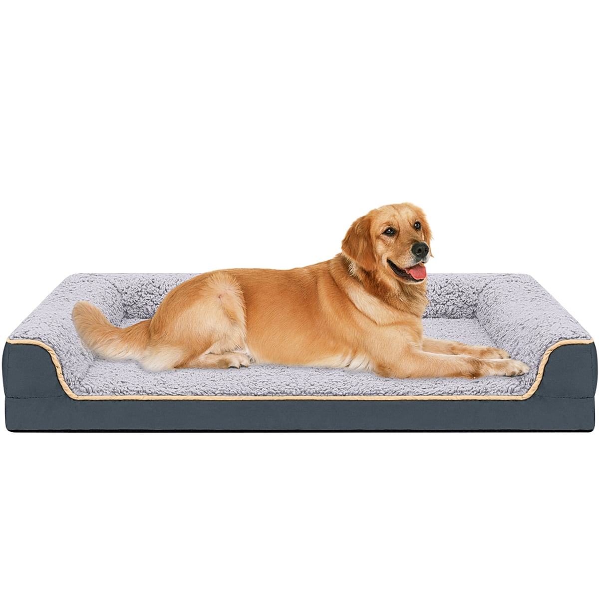 Image showcasing PayUSD Orthopedic Dog Bed with Washable Cover and Egg Crate Foam â€“ S ...