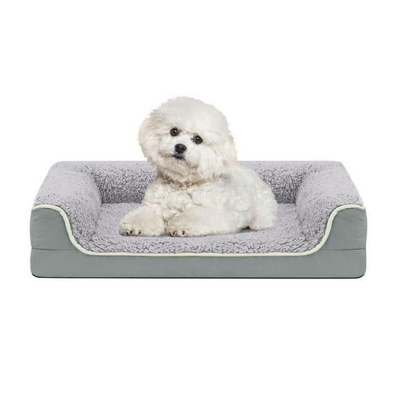 PayUSD Dog Bed for Large Medium Small Dogs Orthopedic Dog Sofa Bed Non Slip Pet Couch with Removable Washable Cover Supportive Egg Crate Foam S to XL