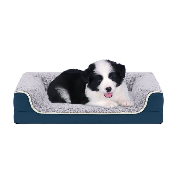 PayUSD Dog Bed for Large Medium Small Dogs Orthopedic Dog Sofa Bed Non Slip Pet Couch with Removable Washable Cover Supportive Egg Crate Foam S to XL