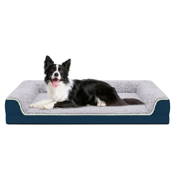 PayUSD Dog Bed for Large Medium Small Dogs Orthopedic Dog Sofa Bed Non Slip Pet Couch with Removable Washable Cover Supportive Egg Crate Foam S to XL