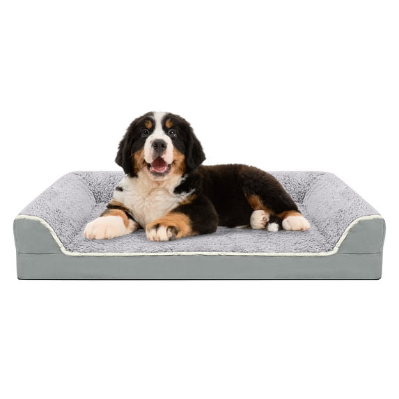 PayUSD Dog Bed for Large Medium Small Dogs Orthopedic Dog Sofa Bed Non Slip Pet Couch with Removable Washable Cover Supportive Egg Crate Foam S to XL