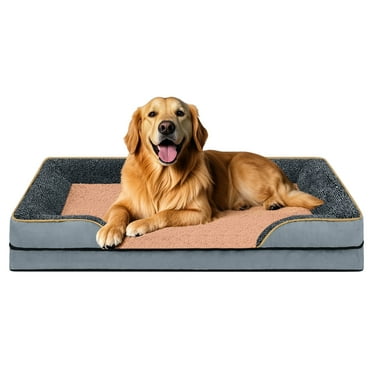 PayUSD Dog Bed for Large Medium Small Dogs Orthopedic Pet Dog Sofa Bed with Removable and Washable Cover S to XL