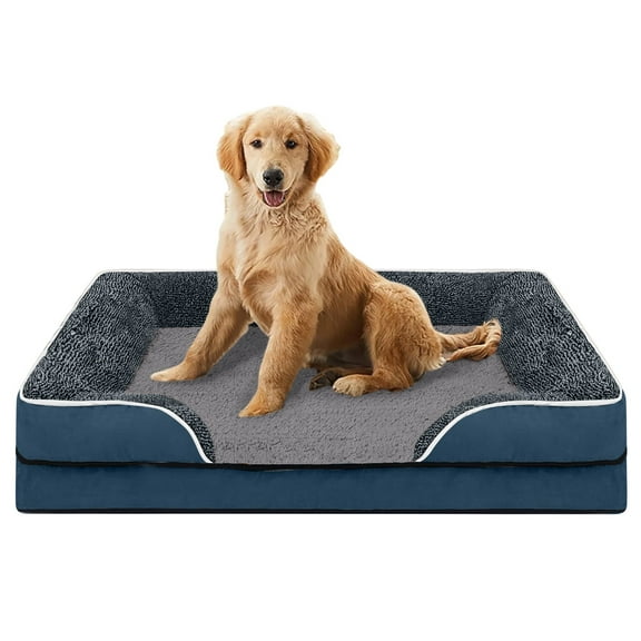 PayUSD Dog Bed for Large Medium Small Dogs Orthopedic Pet Dog Sofa Bed with Removable and Washable Cover S to XL
