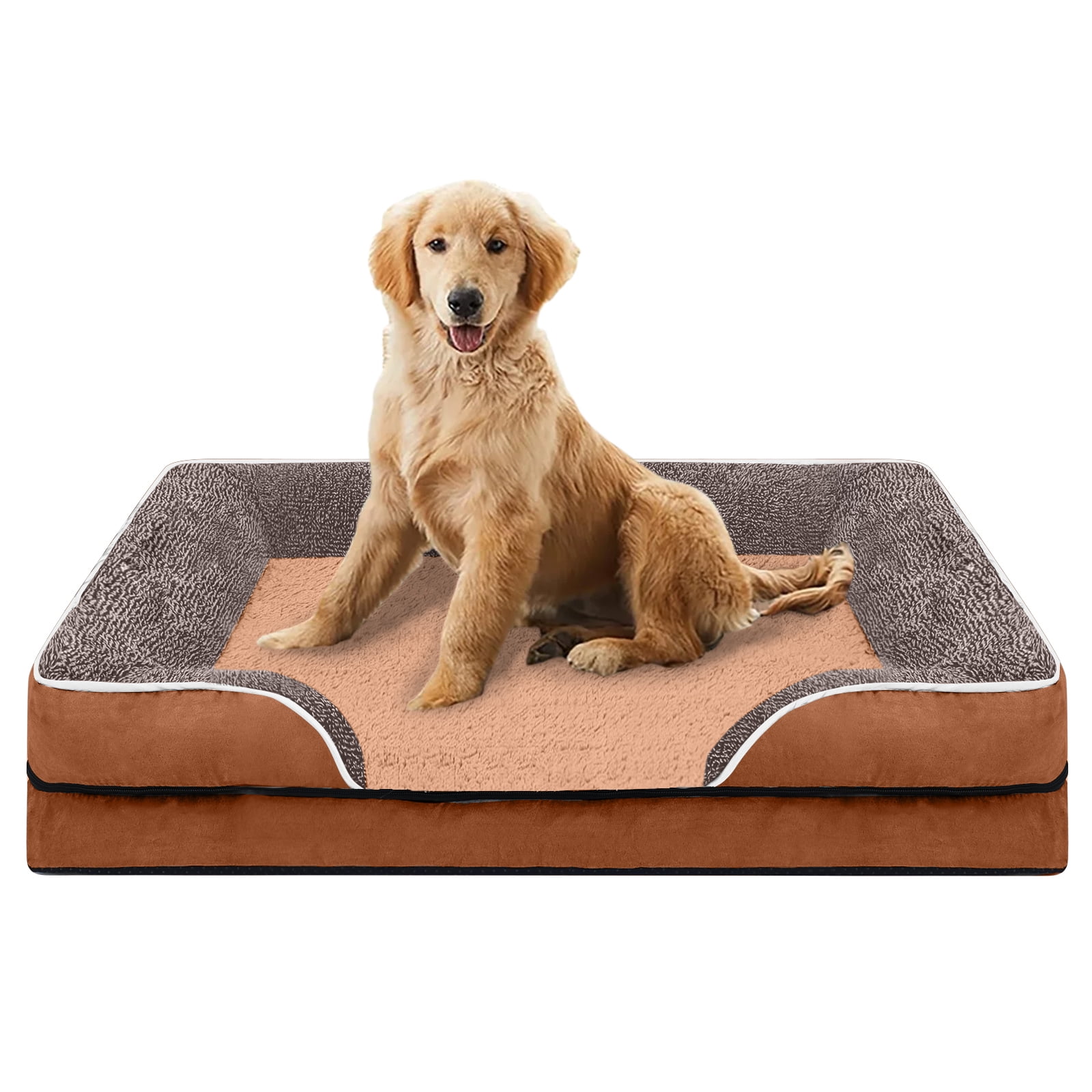 PayUSD Dog Bed for Large Medium Small Dogs Orthopedic Pet Dog Sofa Bed with Removable and Washable Cover S to XL