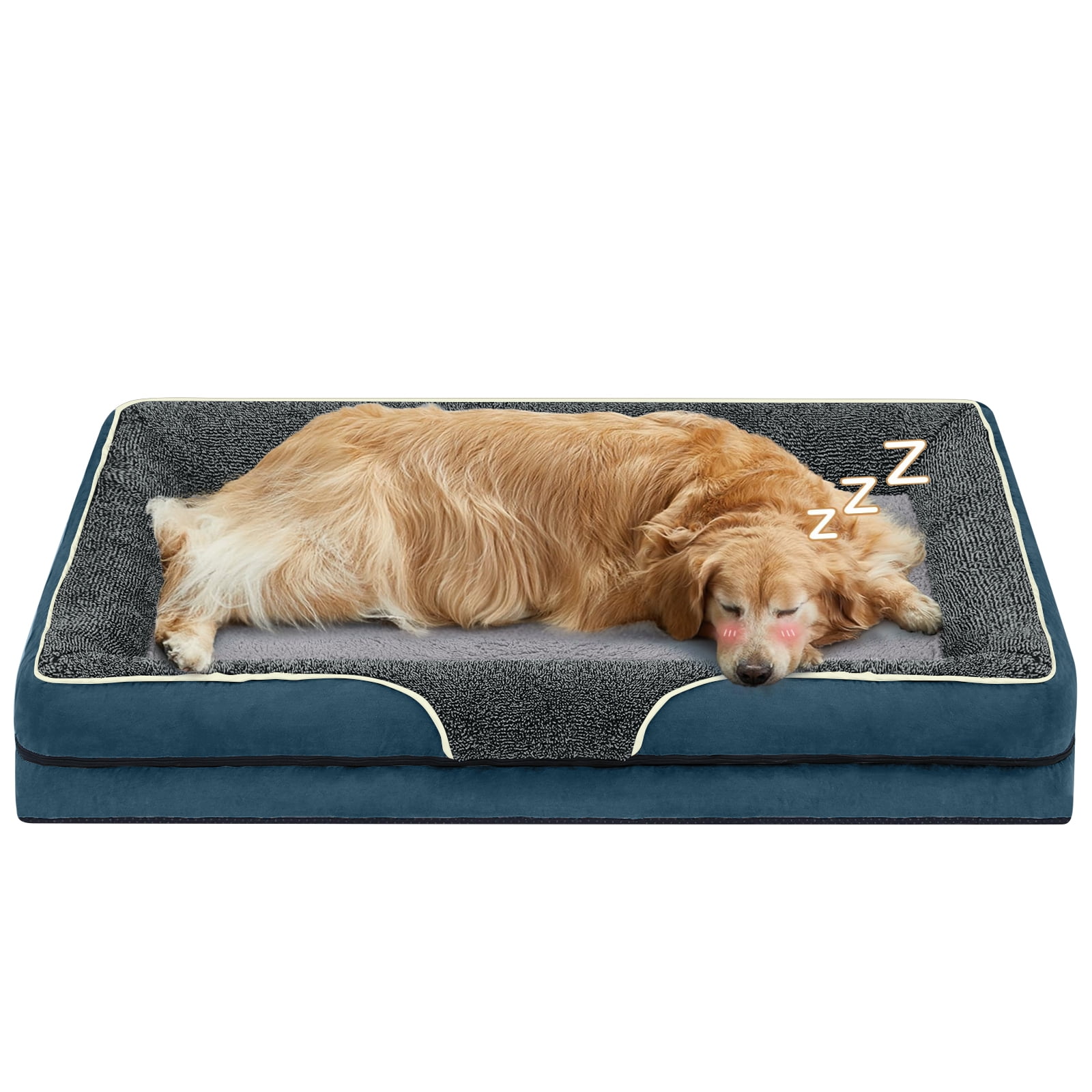 Image showcasing PayUSD Dog Beds for Large Medium Small Dogs Orthopedic Pet Bed Sofa ...