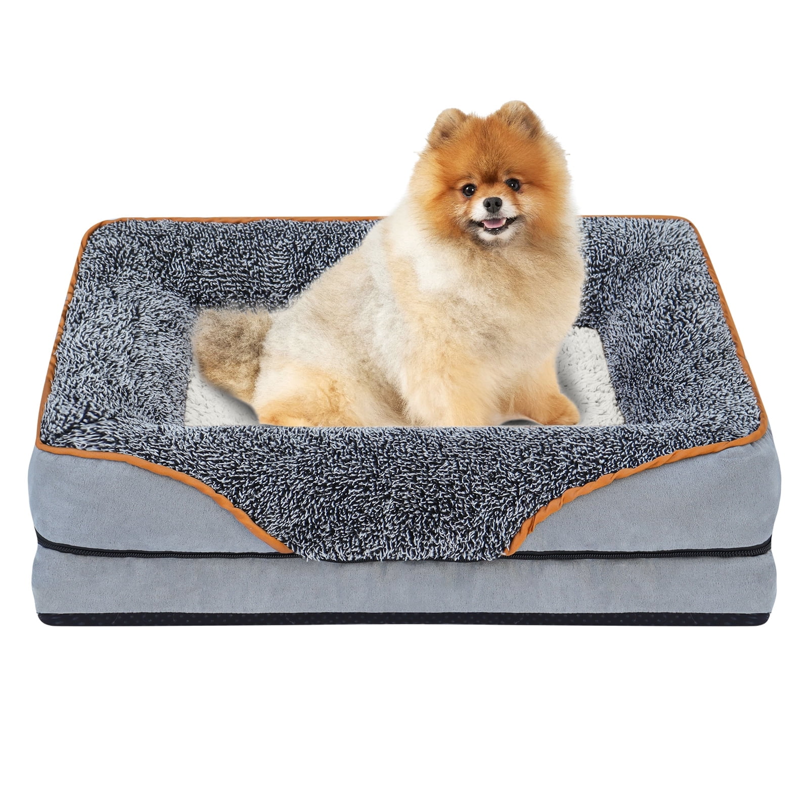 PayUSD Dog Beds for Small Dogs Orthopedic Dog Bed Sofa Large Medium Small, Supportive Egg Crate