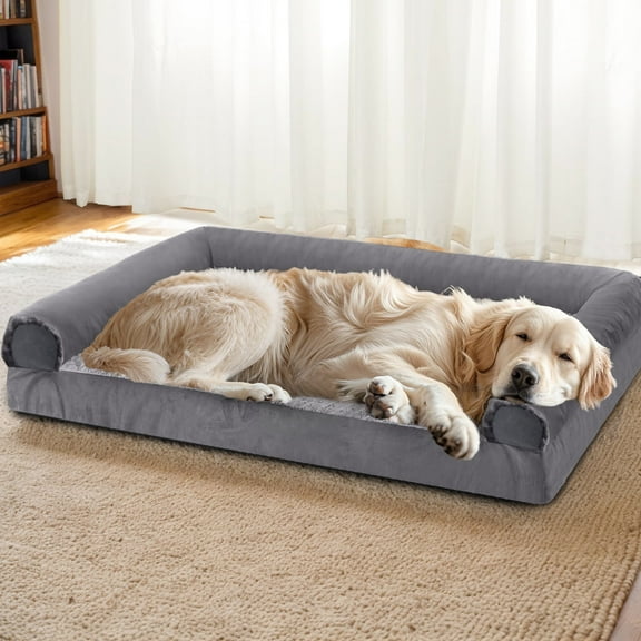 PayUSD Dog Beds for Large Dogs Waterproof Orthopedic Pet Sofa Couch with Removable Washable Cover