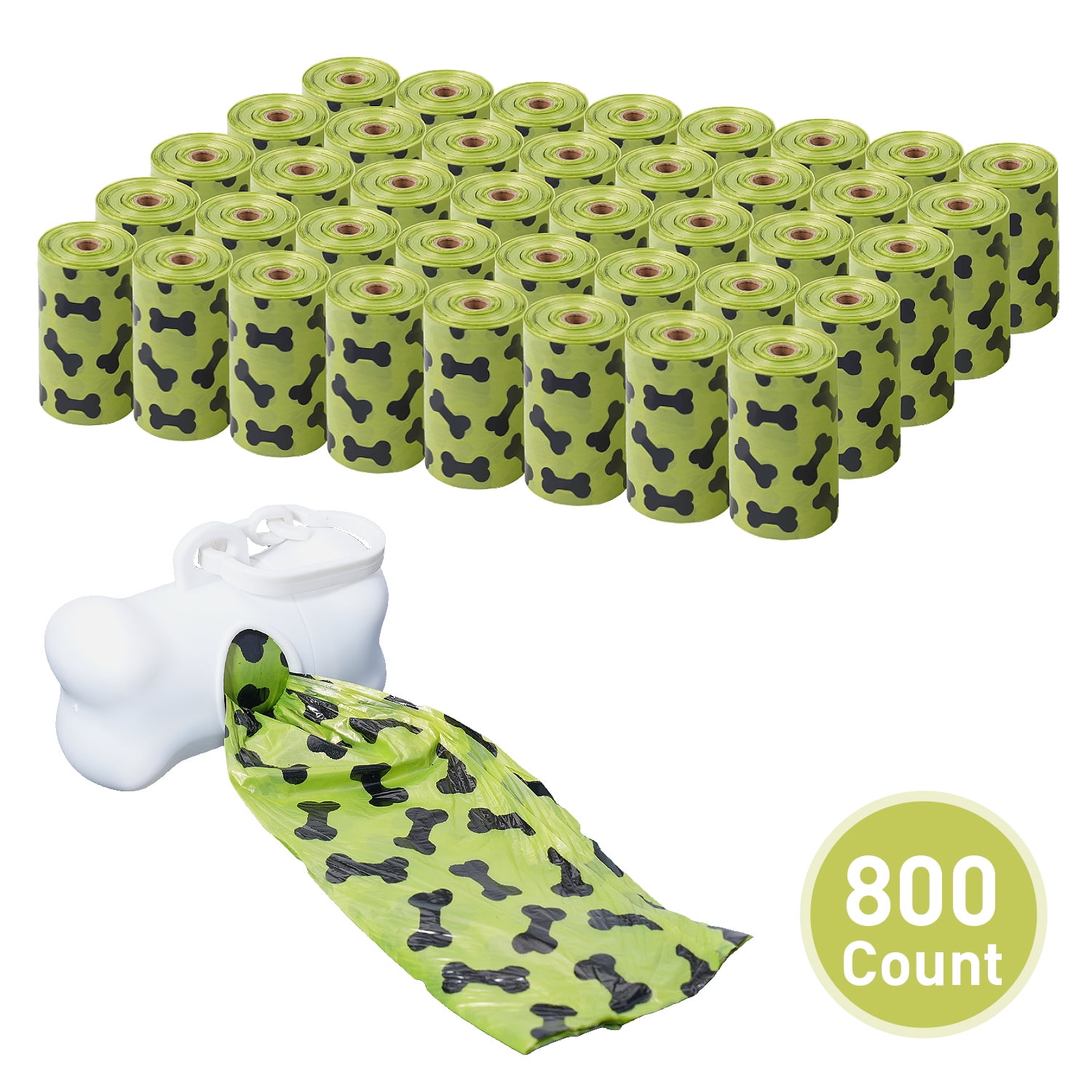 PayUSD Dog Poop Bags Dog Waste Bags with Dispenser 40 Rolls 800 Counts Extra 1.5C Thickness