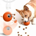 thumbnail image 1 of Risehigh Interactive Dog Toys Ball, 2 in 1 Dispensing Dog Puzzle Toy Puppy Enrichment Toys Food Dispenser Slow Feeder Pet Automatic Rolling Chase Toys to Keep Small Medium Large Dogs Cats Busy, 1 of 9