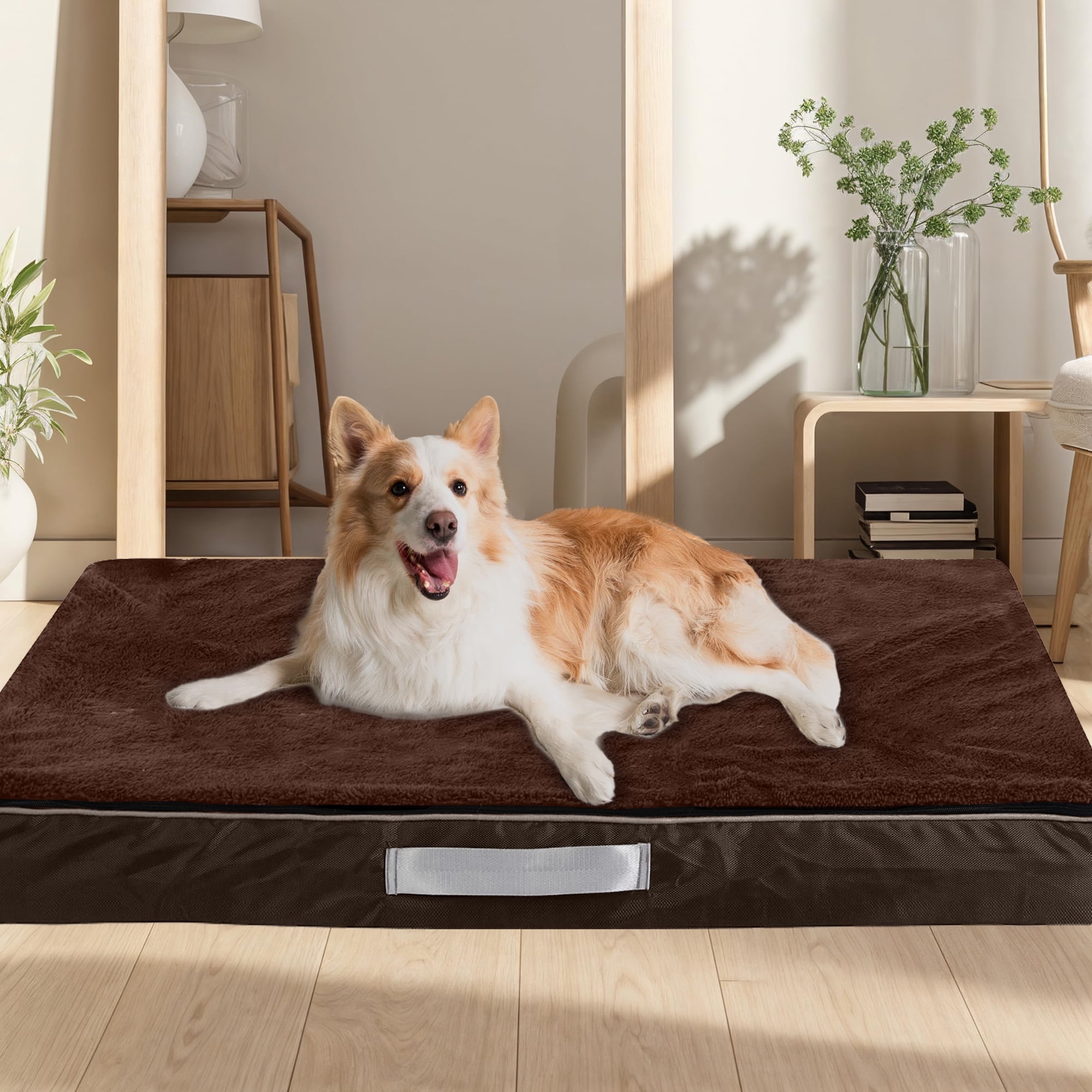 PayUSD Jumbo Dog Bed for Extra Large Dogs Waterproof Thick Dog Beds Big Orthopedic Dog Beds with