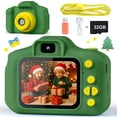 thumbnail image 1 of PayUSD Kids Camera for Girls Boys 32GB 1080HD Selfie Digital Cameras Video Toddler Toys Christmas Birthday Gift Age 3-10, Dark Green, 1 of 9