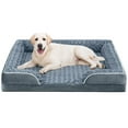 thumbnail image 1 of PayUSD Large Dog Bed for Large Dogs Waterproof Orthopedic Dog Sofa Bed Non Slip Pet Couch with Removable Washable Cover Supportive Foam M to XXL,Dark Gray, 1 of 9