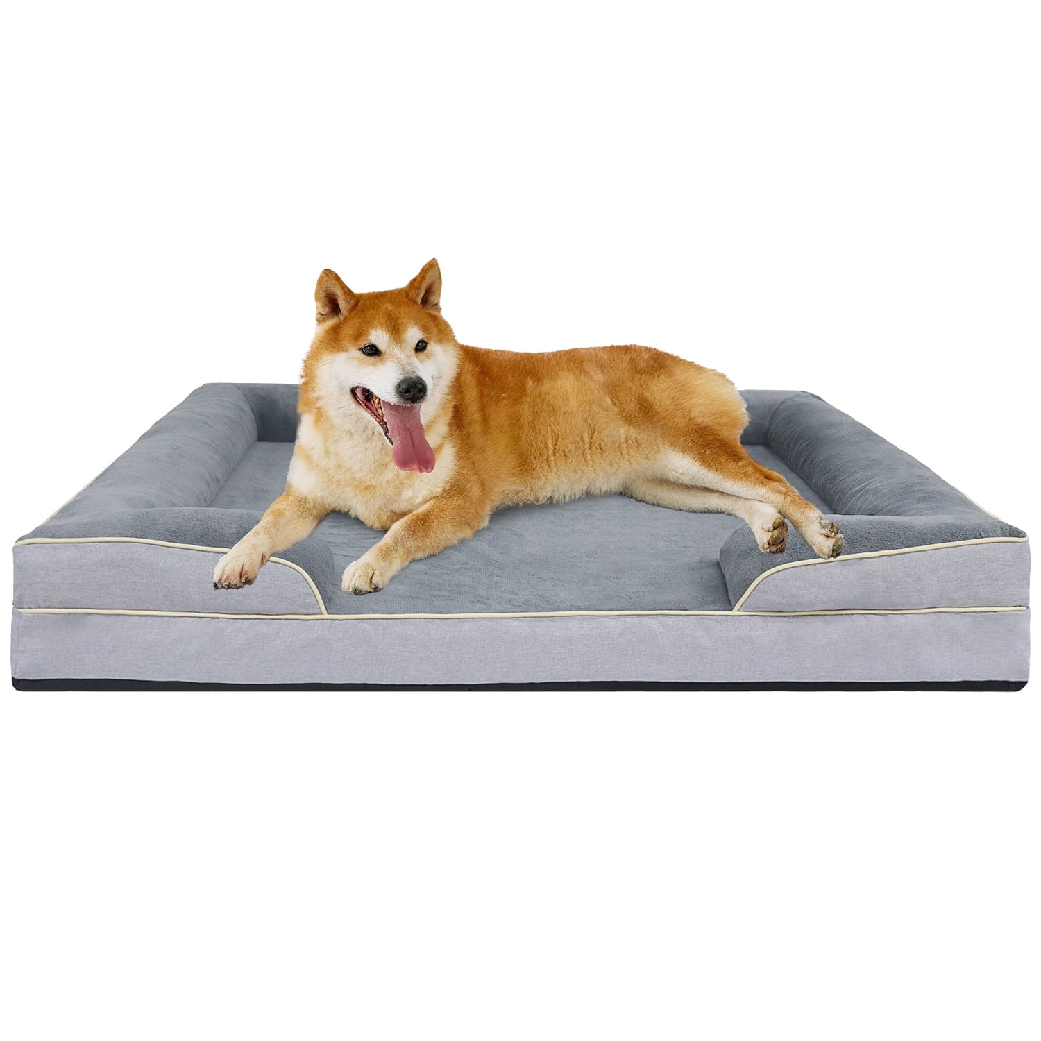 PayUSD Orthopedic Dog Bed for Large Dogs Waterproof Memory Foam Dog ...