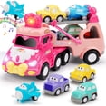 thumbnail image 1 of PayUSD Truck Cars Toys for Girls Toddlers Construction Toddler Truck Pink Princess Girl Car with Light and Sound,Toddler Girl Toys Age 1-2 2-4,Toys for 1 2 3 Year Old Girls Birthday for Baby Girl, 1 of 8