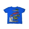 thumbnail image 1 of Payable To - Little Boys Short Sleeve T-Shirt 31076-2T (royal construction trucks), 1 of 3