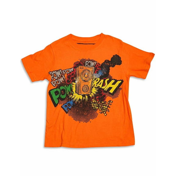 Payable To - Little Boys Short Sleeve T-Shirt 31088-4 (orange pow)