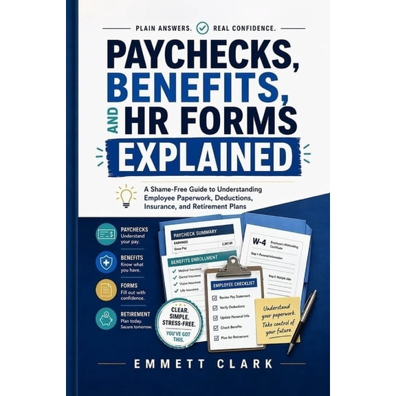 Paychecks, Benefits, and HR Forms Explained: A Shame-Free Guide to Understanding Employee Paperwork, Deductions, Insuran, (Paperback)