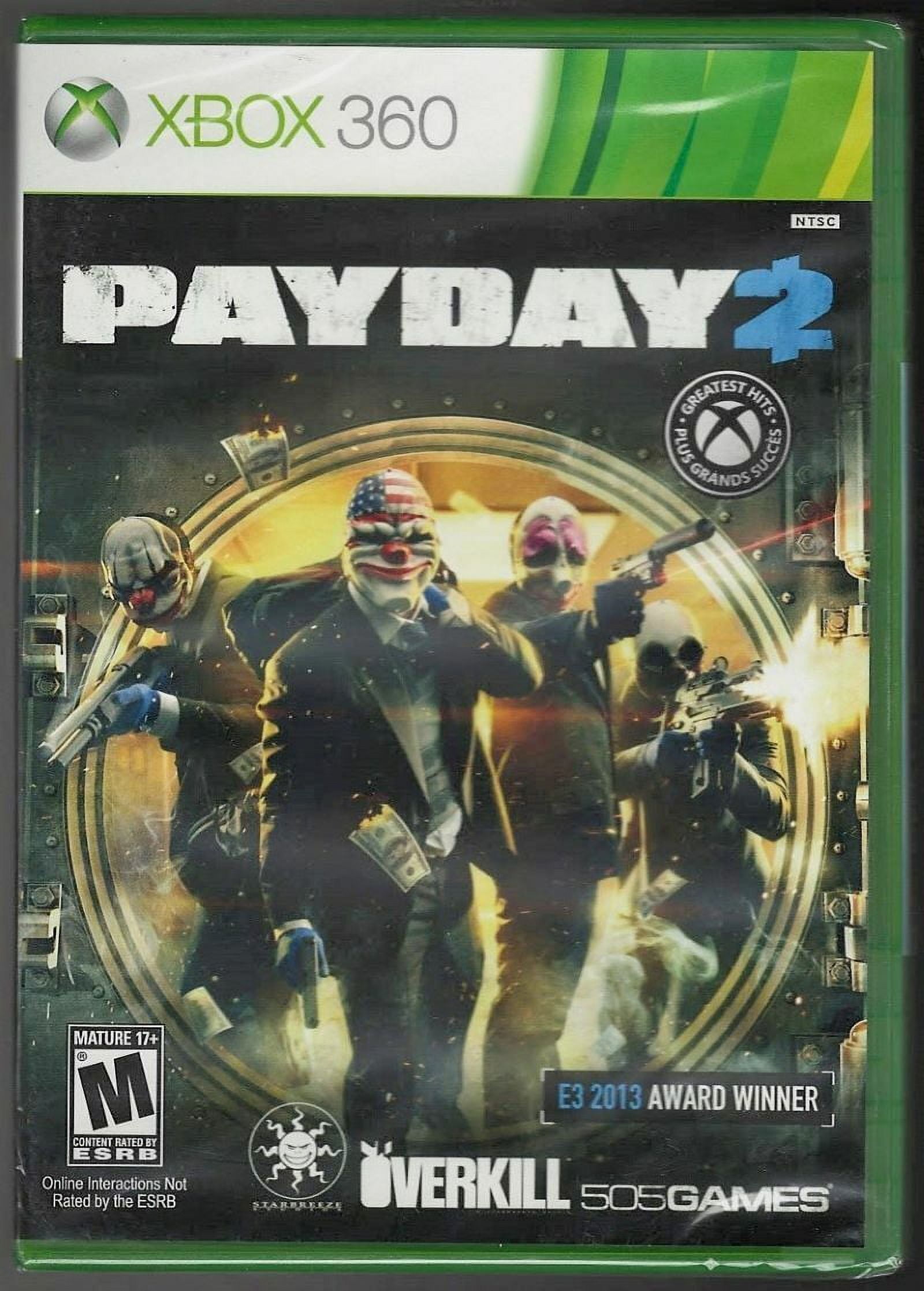 Payday 2 Xbox 360 Shooter Game, New & Sealed US Version by Payday 2 Xbox 360 Shooter Game, New & Sealed US Version by