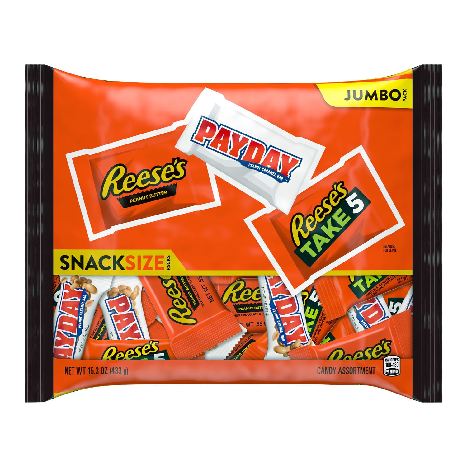 Payday And Reese's Assorted Peanut and Peanut Butter Snack Size Candy