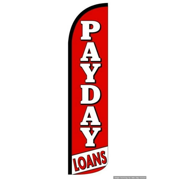 Payday Loans Windless flag Without Pole Advertisement /Business Flags | Feather Flag |