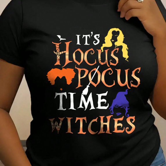 Payeah Fall Shirts, Halloween Casual Digital Print pure heavy cotton Womens T-shirts 100% cotton