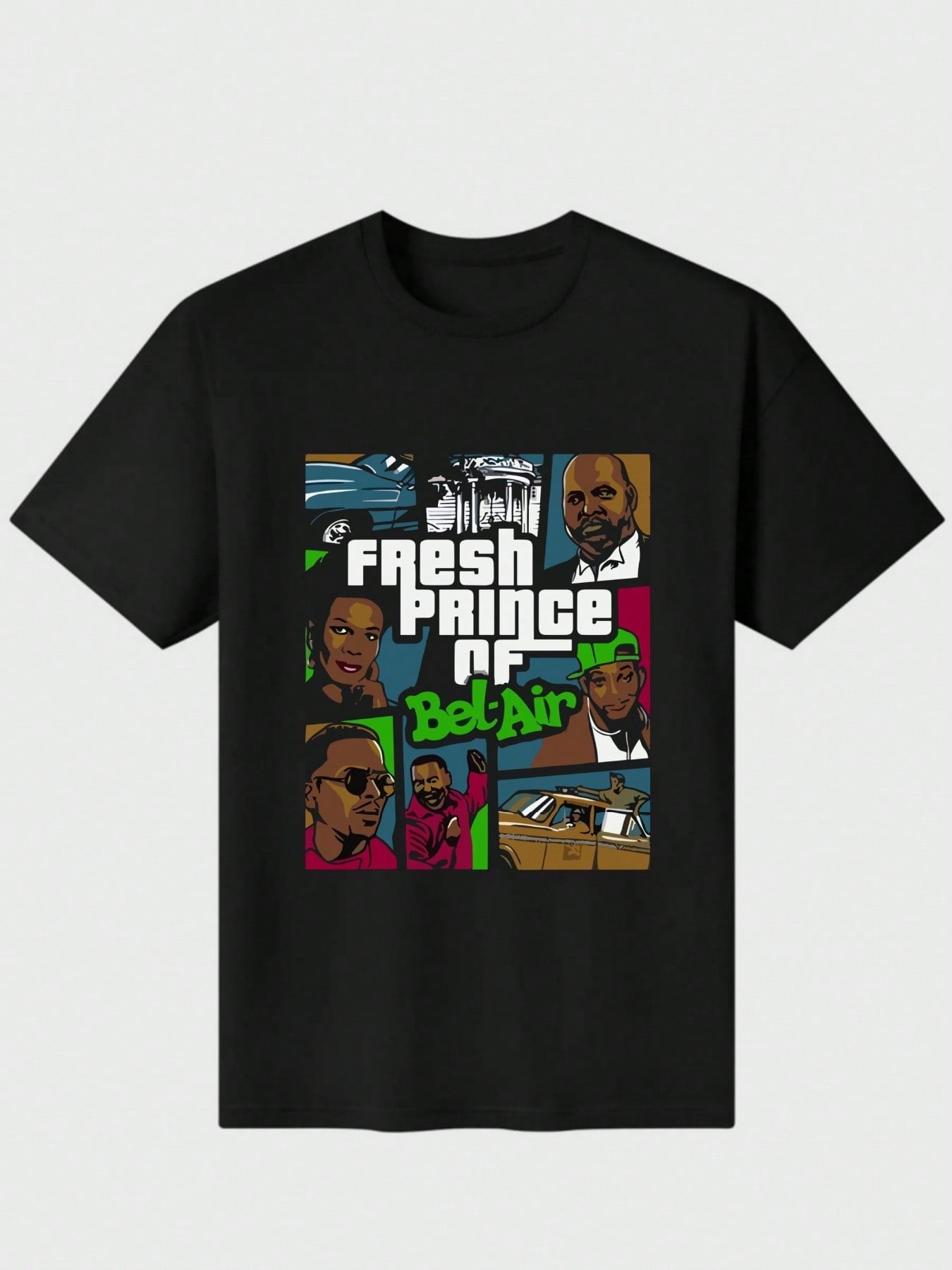 Payeah Fresh PRINCE F Bel Air Casual Digital Print 220g Pure Heavy 100% ...