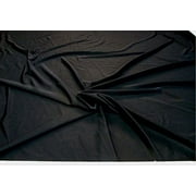 Payless Fabric 60" Nylon Spandex Apparel Fabric By the Yard, Black