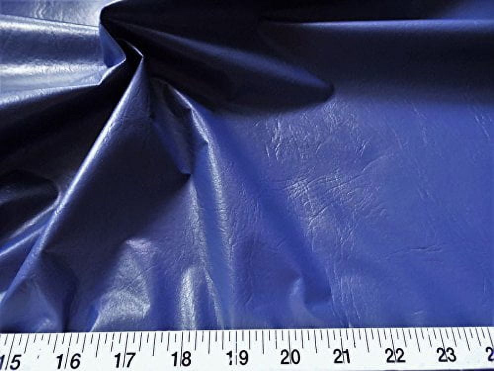 Paylessfabric 10 Yard Lot Fabric Faux Leather Upholstery Pleather Vinyl Navy PL19