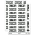 thumbnail image 1 of Payment Due Upon Receipt Double Border Sticker Set - White - Matte Finish - 2.00" Large, 1 of 7