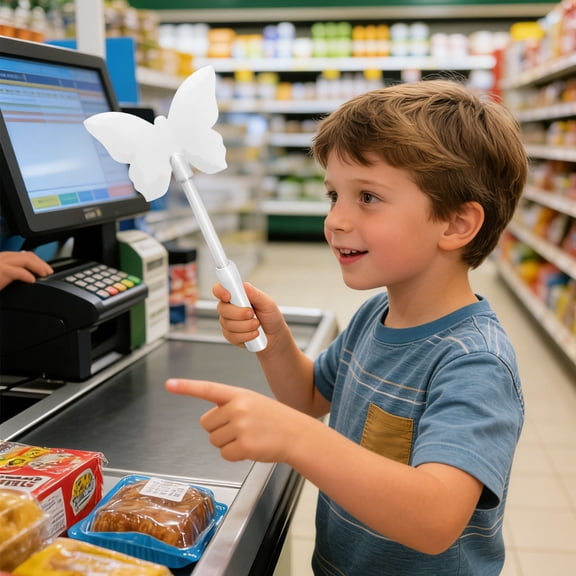 Payment Wand, Yannianjz Contactless Credit Card Payment Wand, Star Shaped Tap to Pay Device for NFC Terminals, Portable Secure Payment Tool for Wallet-Free Shopping