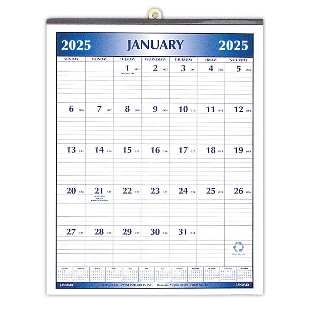 Payne Publishers, Office 2025 Wall Calendar