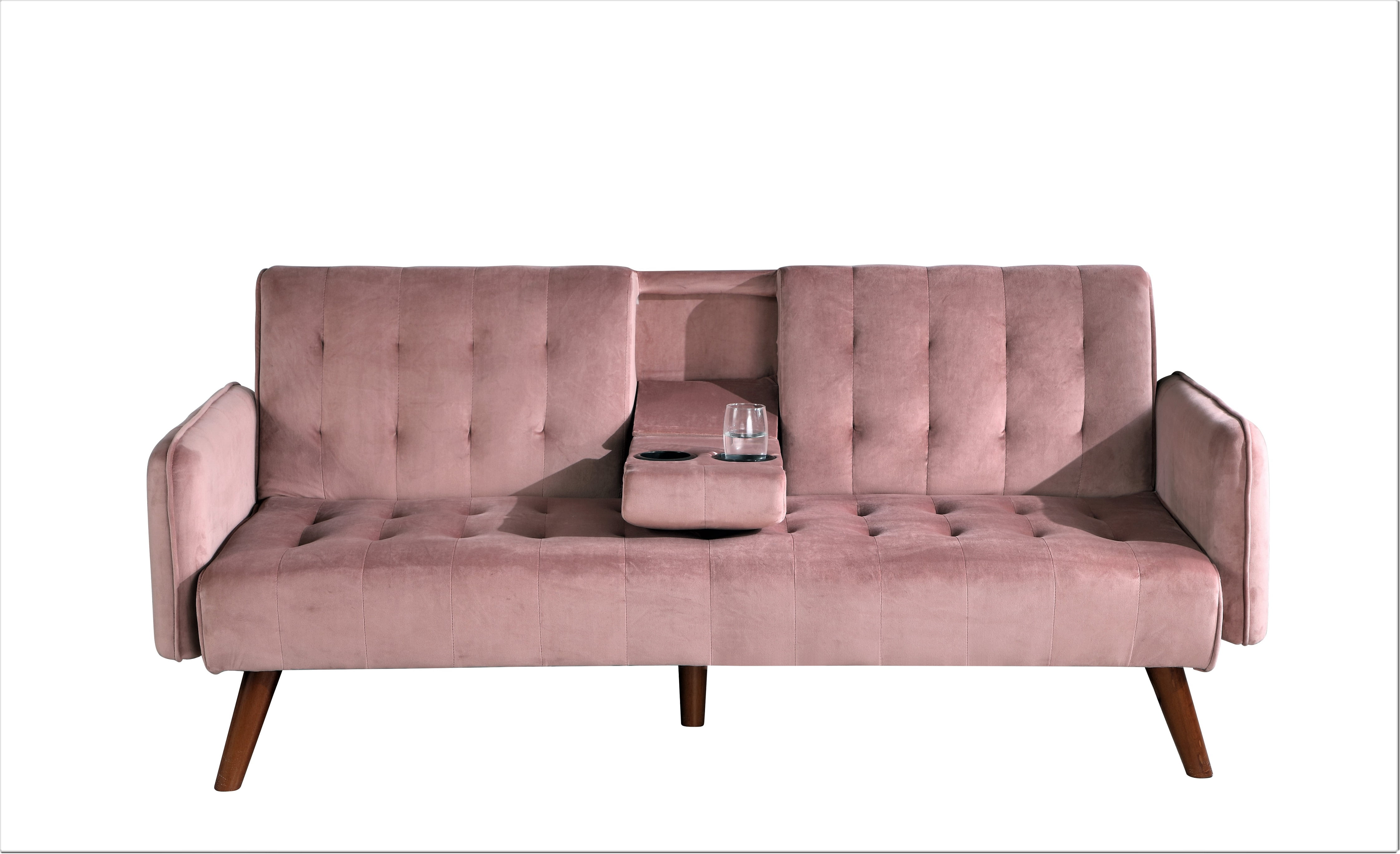 US Pride Furniture Payne Sleeper in Rose