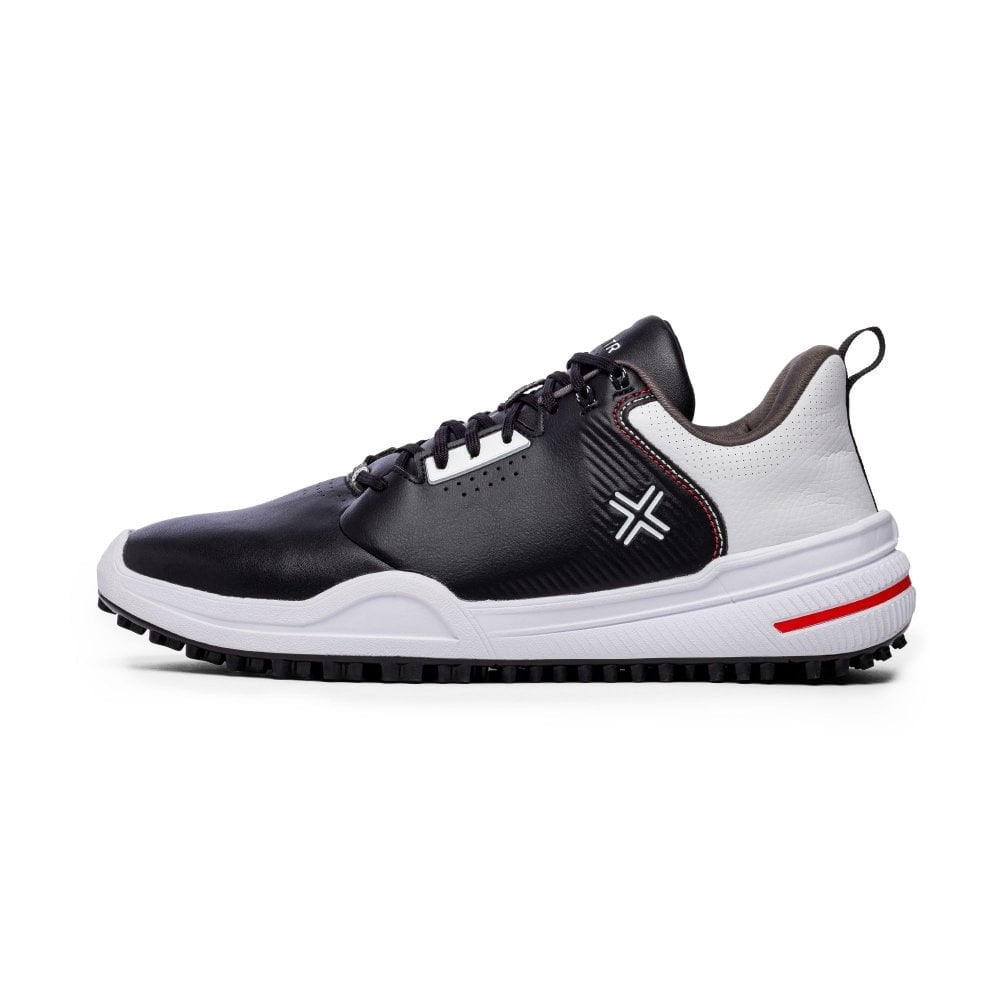 Payntr Golf X 001 F Spikeless Shoes White/Navy/Electric Red  display picture 1