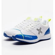 Payntr V Pimple (White & Blue) Cricket Shoes - 2022