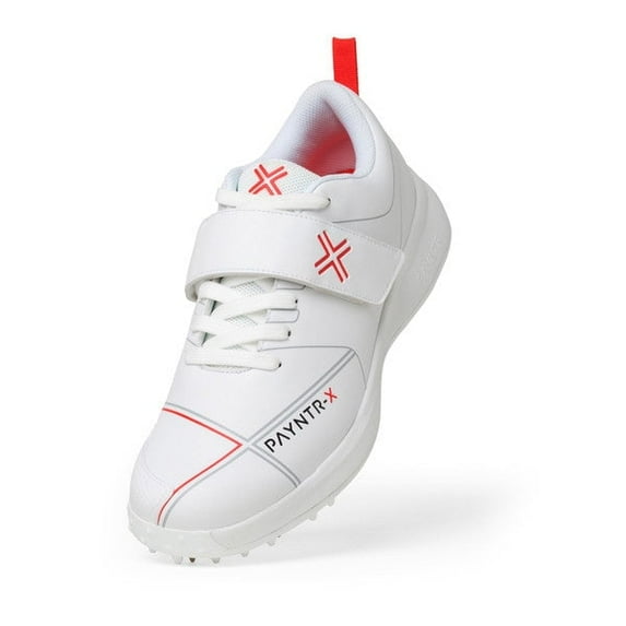Payntr X Bowling SPIKE (All White) Cricket Shoes