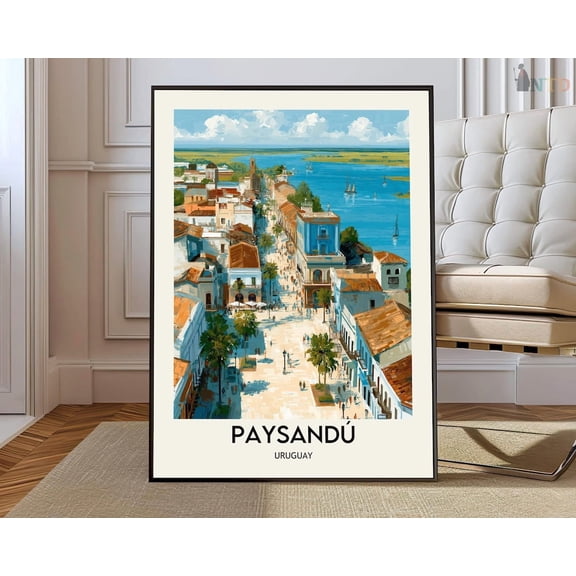 Paysandu Uruguay River City Poster Unframed Paper Print