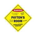 thumbnail image 1 of Payton's Room Sign Crossing Zone Xing | Indoor/Outdoor | 14" Tall kids bedroom decor door children's name boy girl, 1 of 5