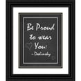thumbnail image 1 of Pazan, Tony 15x18 Black Ornate Wood Framed with Double Matting Museum Art Print Titled - Be Proud, 1 of 4
