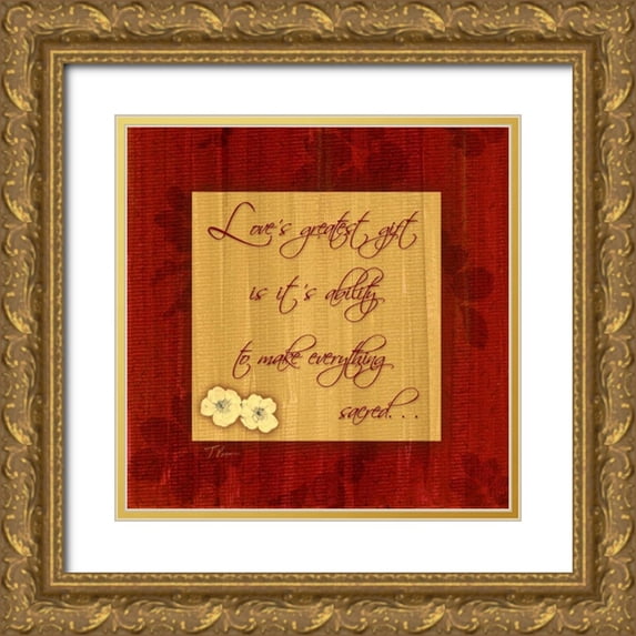 Pazan, Tony 20x20 Gold Ornate Wood Framed with Double Matting Museum Art Print Titled - Gift
