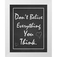 thumbnail image 1 of Pazan, Tony 26x32 White Modern Wood Framed Museum Art Print Titled - You Think, 1 of 4