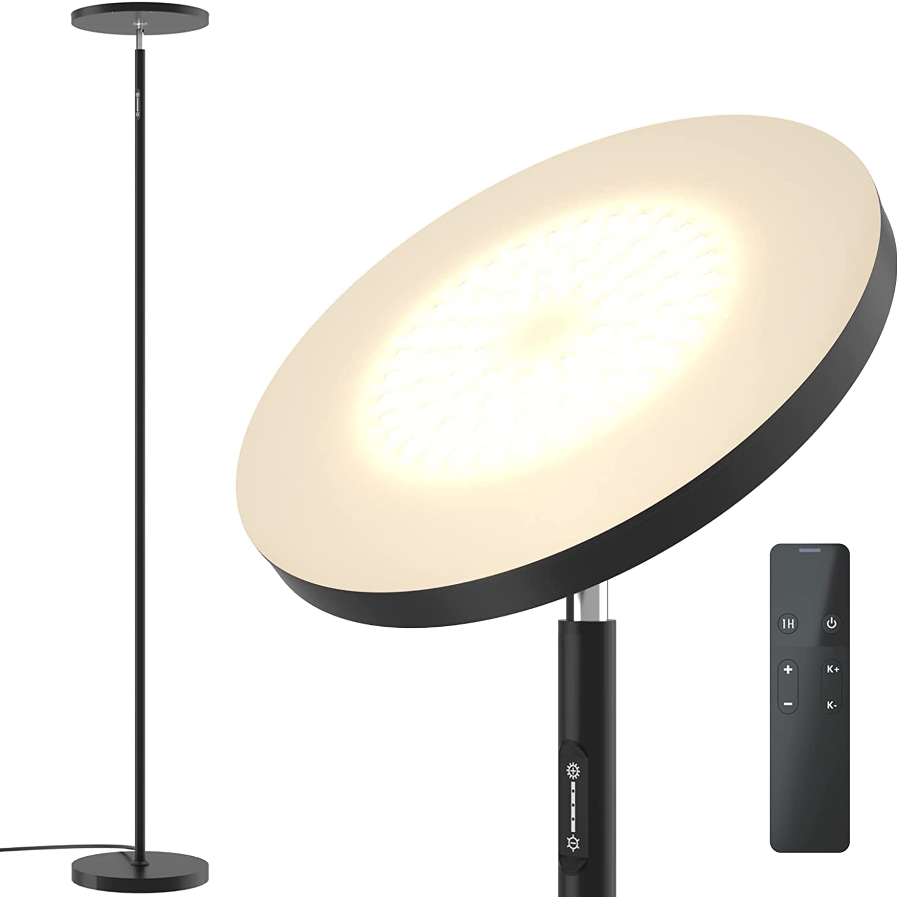 Best Deal for PESRAE Floor Lamp, Remote Control with 4 Color