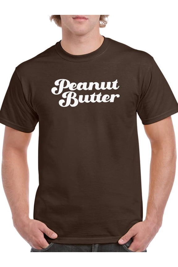 Pb 'N Jelly Pals: Peanut Butter T-Shirt Men -Smartprints Designs, Male XX-Large
