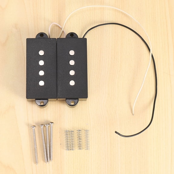 Pb P Pickup Humbucker Pickup For 4 String P Replacement Guitar Part, Black