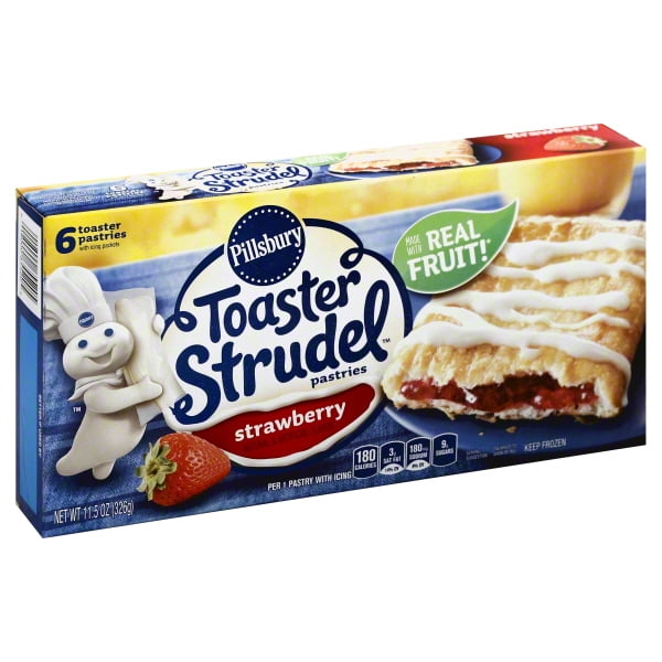 Pb Toaster Strudel Strawberry 6 Ct