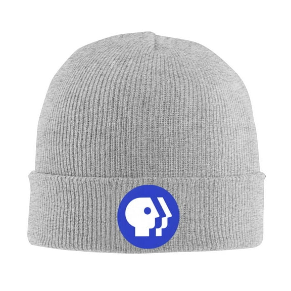 Pbs Hat Knitted Winter Beanie Warm Acrylic