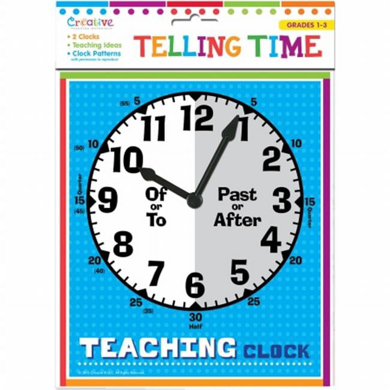 Pbs Publishing Creative Teaching Materials Telling Time Clocks
